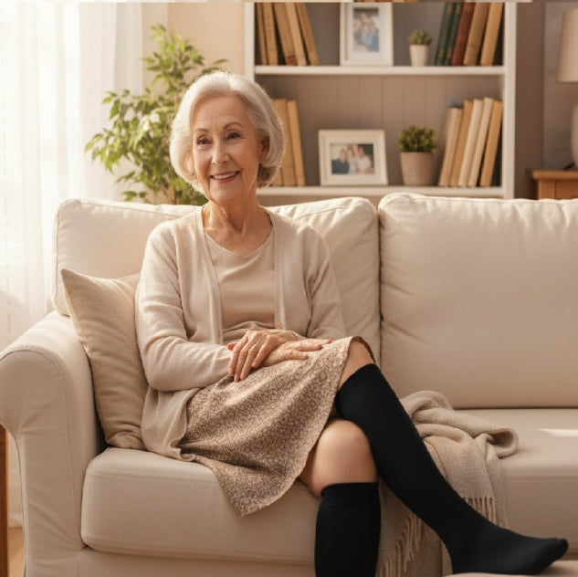 2 pares de medias de compresión