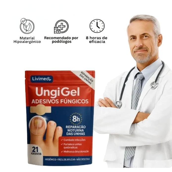 Parches impermeables para reparar hongos en las uñas