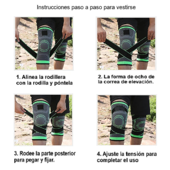 Rodillera de compresión para dolores articulares PremiumCompress 5D