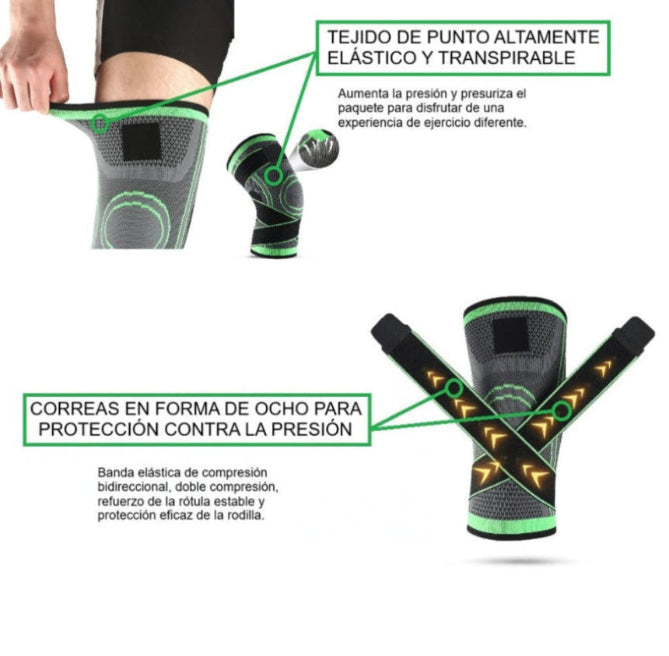 Rodillera de compresión para dolores articulares PremiumCompress 5D